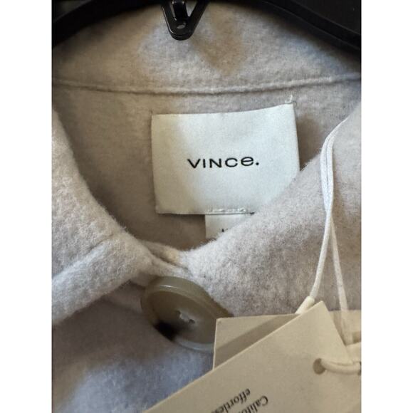 Vince Brushed Wool Shirt Coat $795 Medium (NEW) - Picture 6 of 8
